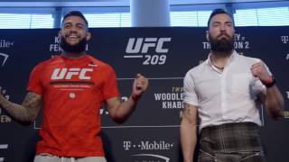 UFC 209 Media Day Faceoffs [upl. by Ahset]