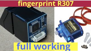 Fingerprint r307 model working proses  fingerprint r307 with arduino [upl. by Davie586]