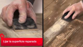 Reparar fisura parquet [upl. by Stagg396]