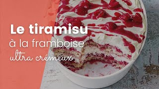 La recette du tiramisu crémeux à la framboise [upl. by Shargel]