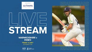 🔴 LIVE  Warwickshire v Essex  County Championship  Day Two [upl. by Tammy]