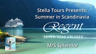 Iceland Norway Denmark and Sweden on a LUXURY CRUISE SHIP REGENT SEVEN SEAS SPLENDOR 4K [upl. by Ahsela544]