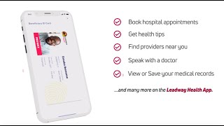 Leadway Health Insurance Best APP For Health Insurance Enrollees [upl. by Lleder209]