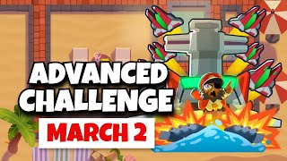 BTD6 Advanced Challenge  Yikes  March 2 2024 [upl. by Ivette]