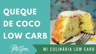 Queque de coco sin gluten sin azúcar y low carb [upl. by Fuld]