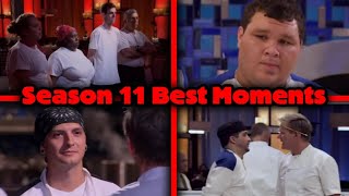 Top 5 Best And Most Iconic Moments Of Hells Kitchen Season 11 [upl. by Aliuqehs]