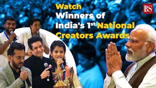 Watch Winners of Indias first National Creators Awards [upl. by Ennaharas490]