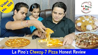 La Pinoz Cheezy7 Pizza Honest Review  Pizza Taste  Price  Unbox [upl. by Greysun]