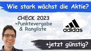 Adidas Aktienanalyse 2023 Wie stark wächst GewinnUmsatz günstig bewertet [upl. by Yrahca504]