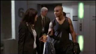 Criminal Minds deleted scene  Morgan brags about working out to Prentiss [upl. by Gisele118]