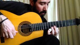 Flamenco Tremolo Exercise  7 Fuente y Caudal by Paco de Lucia [upl. by Ezana]