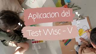 Aplicación del Test de WISCV [upl. by Inahpit783]