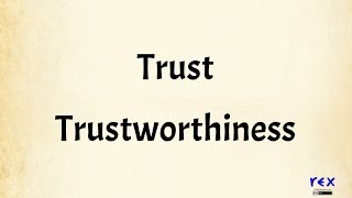 Trust and Trustworthiness [upl. by Brunelle]