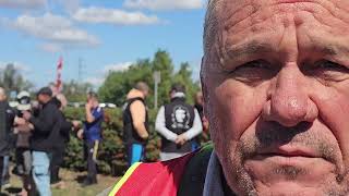 Rassemblement devant ArcelorMittal Fos  Hervé Nedelec du syndicat Énergie Provence et de lUD CGT [upl. by Ecnarepmet435]