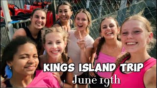 June 19th kings island trip Summer 2024 🎢 [upl. by Hjerpe]