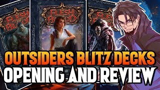 Outsiders Blitz Starter Decks Opening and Review  Is It Worth It ► Flesh and Blood TCG [upl. by Coats531]