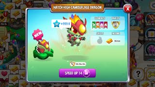 High Camouflage Dragon in Dragon City dragoncity dragoncitygameplay [upl. by Nwahsyt]