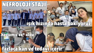 HASTAM EX OLDU😑  klinikte ışık hızında hasta bakıp tedavi yapıyoruz 🩺  staj günlükleri2 [upl. by Einahpts]