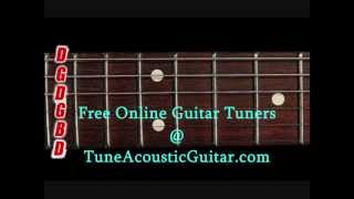 Open G Tuning  Open G Major Online Guitar Tuner [upl. by Ladiv]