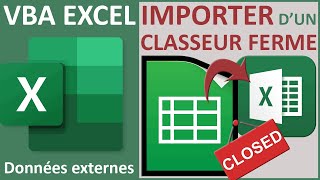 Récupérer une valeur à partir dun autre classeur Excel [upl. by Kerr]