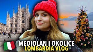 ŚWIĄTECZNY MEDIOLAN Lombardia zimą jezioro Como i piękne widoki  Włochy w grudniu VLOG 2023 [upl. by Schofield]