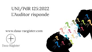 UNIPdR 1252022  LAuditor risponde [upl. by Renado]