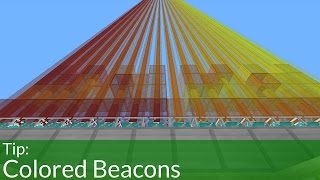 How To Make Colored Beacons in Minecraft [upl. by Noiraa162]