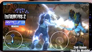 Infamous 2 Test On Mobile in Rpcs3 Emulator  Horizon  2nd Game Test [upl. by Samuella]