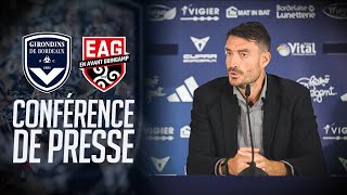 La conférence de presse avant BordeauxGuingamp [upl. by Limaa]