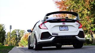 FULL TITANIUM FK8 Type R Rampage Fab Exhaust Installed [upl. by Nicole]