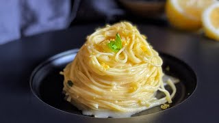 SICILIANI CREATIVI  Tagliolini al limone senza panna  Lemon pasta shortsrecipe [upl. by Ahcirt]