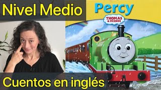 ✅ Cuentos en INGLÉS para aprender 👉 PERCY  Thomas amp friends 🚂 Lecturas en inglés con audio [upl. by Nottnerb]