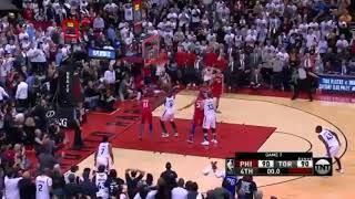 Kawhi Leonard Buzzer Beater  76ers vs Raptors Highlights [upl. by Anialad]