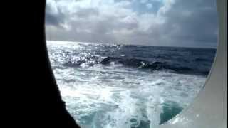 ocean waves from our porthole II [upl. by Sabir]