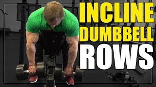 Exercise Index  Incline Dumbbell Rows [upl. by Tdnarb]