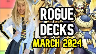 YuGiOh Best Rogue Decks Tier List  Ranking Underdog Strategies March 2024 [upl. by Paucker]