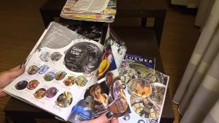 ASMR page turning Video Game Magazines Silent [upl. by Nylirehs]