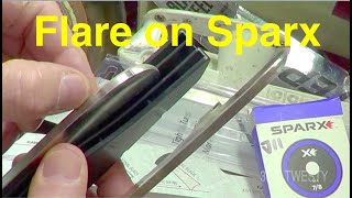 FLARE Hockey Ccm XS Blade sharpening on Sparx sharpener [upl. by Elmore]