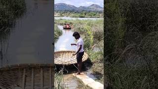 Coracle ride hampi 📍 🔥 ⛵coracleride travel hampikarnataka [upl. by Suzette]