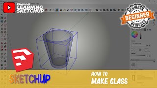 How To Make Glass In Sketchup [upl. by Elenaj921]