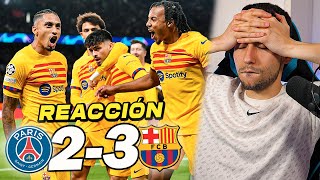 REACCIONANDO al PSG vs Barcelona 23 IMPRESIONANTE [upl. by Eednar874]