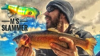 Catching Trout  ON  9 INCH SWIMBAIT [upl. by Reggie507]