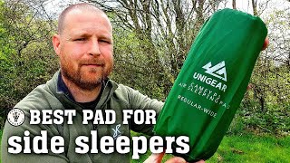 BEST BUDGET Sleeping Pad for side sleepers unigear camfy p3 [upl. by Annovad724]