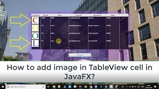 How to set image in TableViews cell in JavaFX [upl. by Utham]