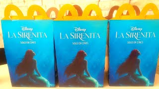 Cajita Feliz McDonalds Disney La Sirenita  Little Mermaid MayoJunio 2023 Parte 3 [upl. by Sonitnatsnok892]