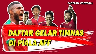 TIMNAS JUARA Ini Daftar Gelar Timnas Indonesia di Piala AFF Sejak Awal Bergulir [upl. by Meijer]