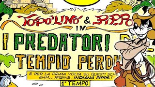 Topolino amp Pippo in I predatori del tempio perduto  Sarda  Uggetti 1988 [upl. by Aihsekram]