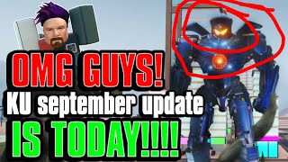 OMG BIG KU SEPTEMBER UPDATE IS RELEASER TODAY  Kaiju Universe Roblox [upl. by Nabi]