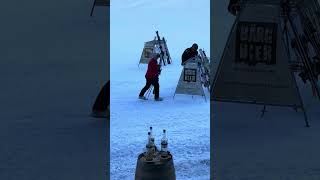 Skiing place in AebiwegAdelbodenSwitzerland [upl. by Kamerman]