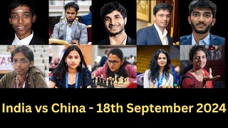 Olympiad 2024 Gukesh defeated Wei Yi  India vs China  18th September 2024 [upl. by Ken]